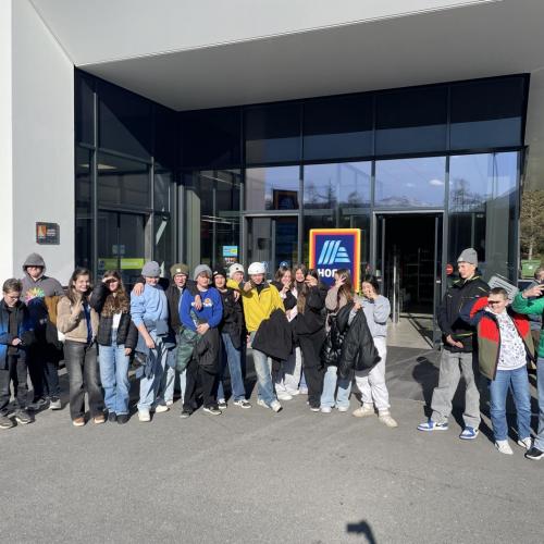 Exkursion Hofer Filiale 