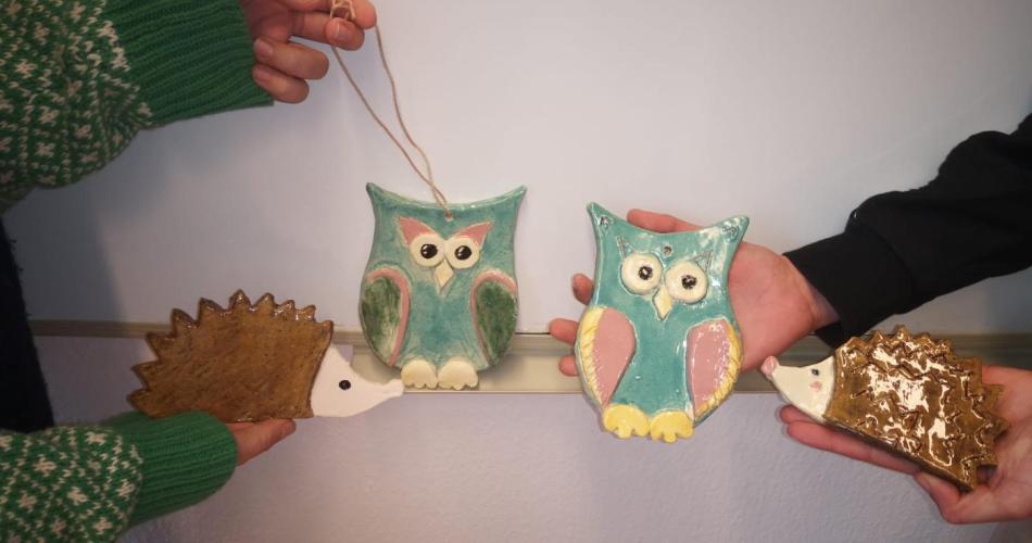 Eule und Igel